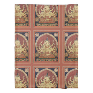 Tibetan Thangka of Guhyasamaja Akshobhyavajra Duvet Cover