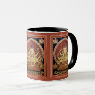 Tibetan Thangka of Guhyasamaja Akshobhyavajra Mug