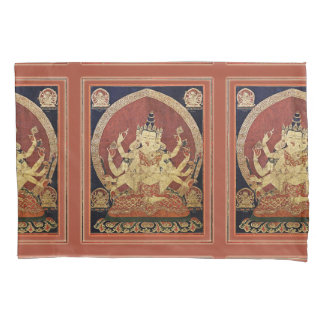 Tibetan Thangka of Guhyasamaja Akshobhyavajra Pillowcase