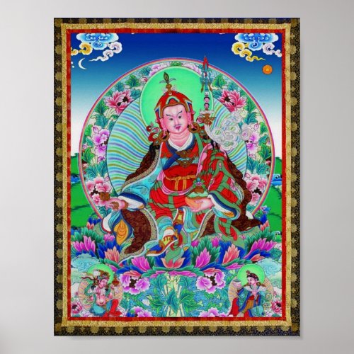 Tibetan Thangka Padmasambhava Poster