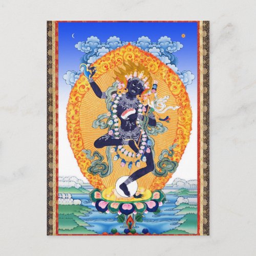 Tibetan Thangka Vajravarahi Nairatmya Postcard