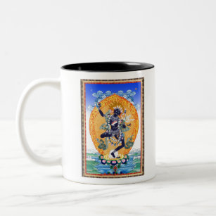 Tibetan Thangka Vajravarahi Nairatmya Two-Tone Coffee Mug