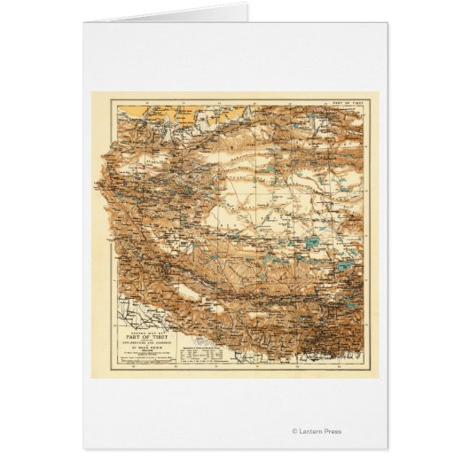 TibetPanoramic MapTibet Cards (Front)