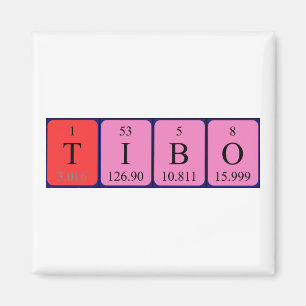 Tibo periodic table name magnet