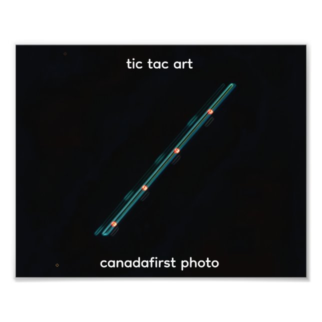 tic tac art photo print (Front)
