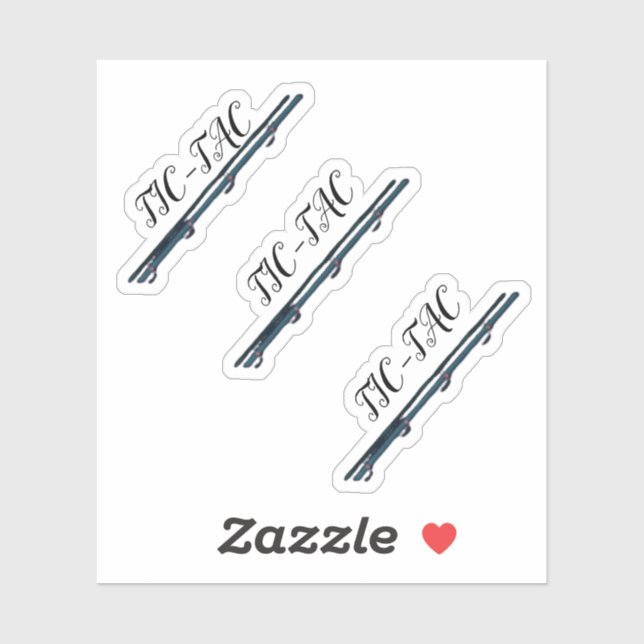 TIC-TAC STICKERS (Sheet)