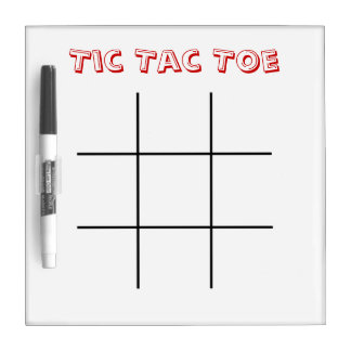 Tic Tac Toe Dry Erase Board