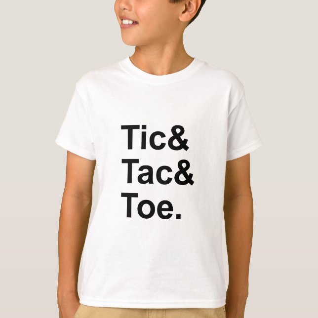 Tic Tac Toe | Fun Paper & Pencil Game T-Shirt (Front)
