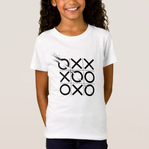 Tic_Tac_Toe game Noughts and Crosses Board Game  T_Shirt