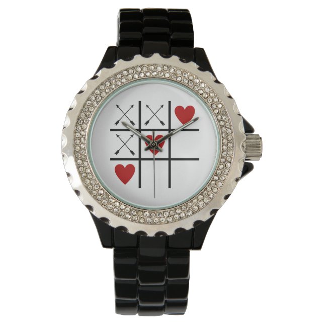 Tic Tac Toe Heart Watch (Front)