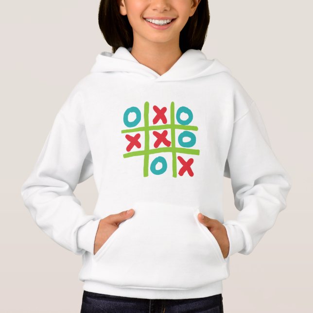 Tic-tac-toe Hoodie (Front)