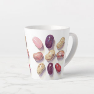 TIC TAC TOE JELLY BEANS Latte Mug