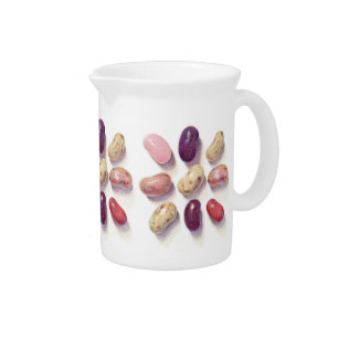 TIC TAC TOE JELLY BEANS Porcelain Pitcher