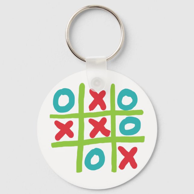 Tic-tac-toe Keychain (Front)