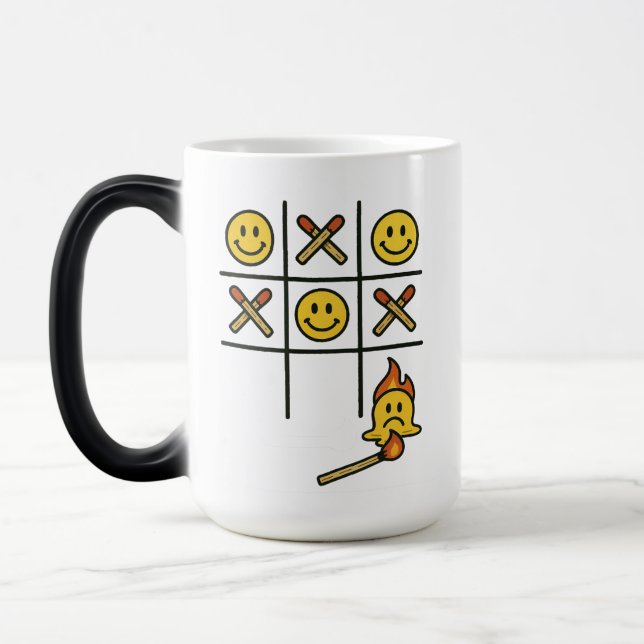 Tic Tac Toe Magic Mug (Left)