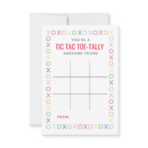Tic Tac Toe Valentine Cards or Tags