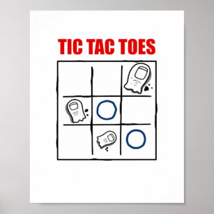 Tic tac toe Poster by Vectorqueen