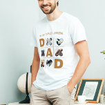 Tic Tac Totally Amazing Dad Father's Day  T-Shirt<br><div class="desc">An amazing Father's Day shirt for your amazing Dad! This shirt features a simple and fun photo template in a tic tac toe pattern to highlight your favorite photos together! This unique Father's Day present features a playful tic tac toe board with a photo template that captures cherished memories, making...</div>