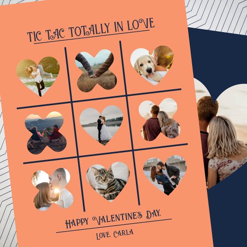 Tic Tac Totally in Love Photo Valentine Card