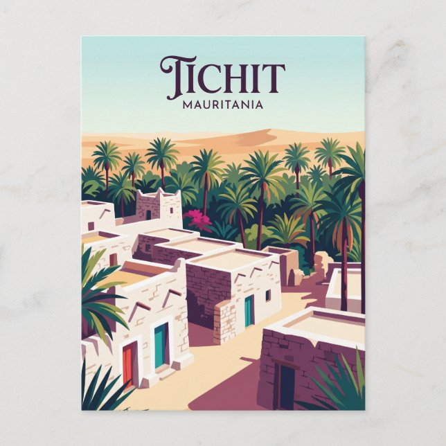 Tichit Mauritania Postcard (Front)