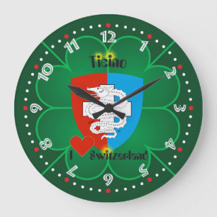 Ticino Schweiz Suisse Svizzera Svizra Uhr Large Clock