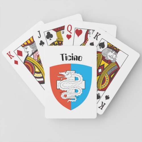 Ticino Svizzera  Tessin Schweiz Spielkarten Poker Cards