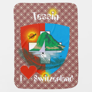 Ticino Switzerland Suisse Svizzera Svizra Babydeck Swaddle Blanket