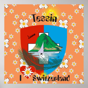 Ticino Switzerland Suisse Svizzera Svizra Poster