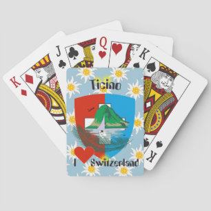 Ticino - Switzerland - Svizzera Poker Cards