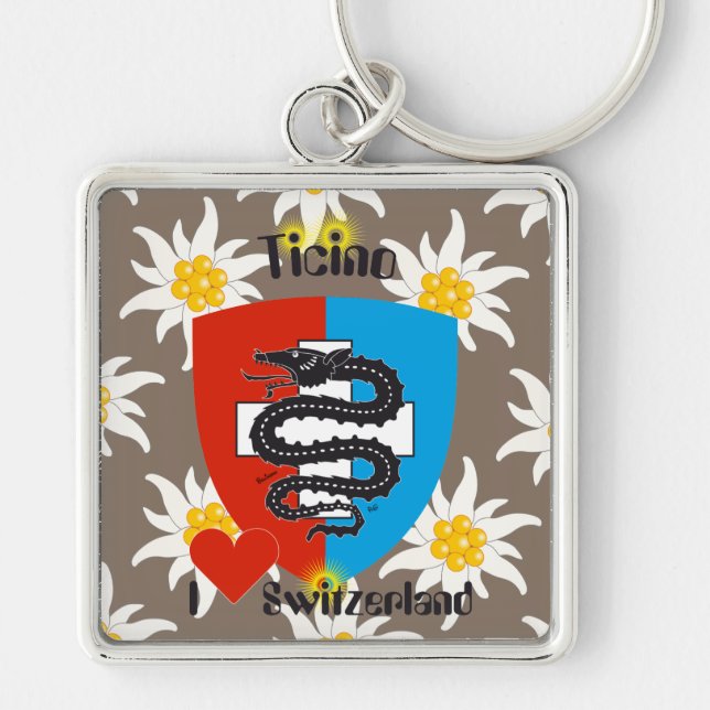 Ticino Tessin  Schlüsselanhänger Keychain (Front)