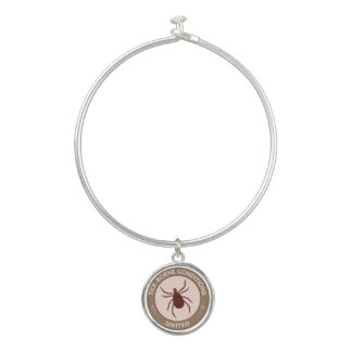 Tick-Borne Conditions United Awareness Charm Bangle Bracelet