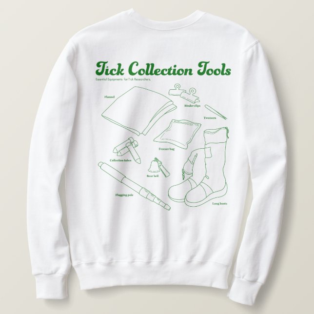 Tick Collection Tools Sweatshirt (Design Back)