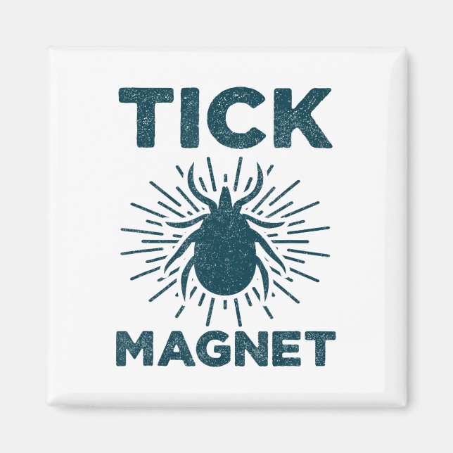 Tick Magnet Shirt Funny Camping And Hiking Bug Shi (Front)