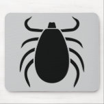 Tick Mouse Pad<br><div class="desc">Tick themed products. We put this tick design on a wide variety of gift items. Check out BugsGalore’s tick themed merchandise and pick your favorites!
Are ticks insects or spiders? Ticks are classified as arachnids because they have eight legs, just like spiders.</div>