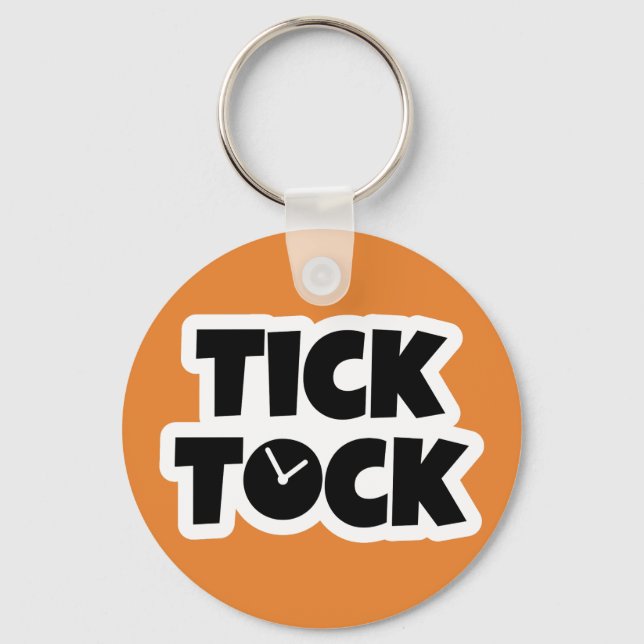 Tick Tock Keychain (Front)