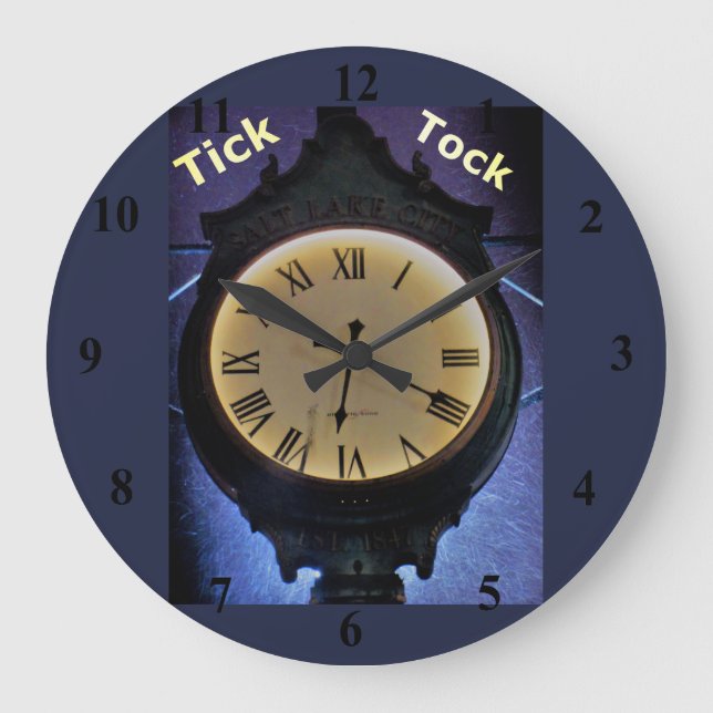 Tick tock large clock (Front)