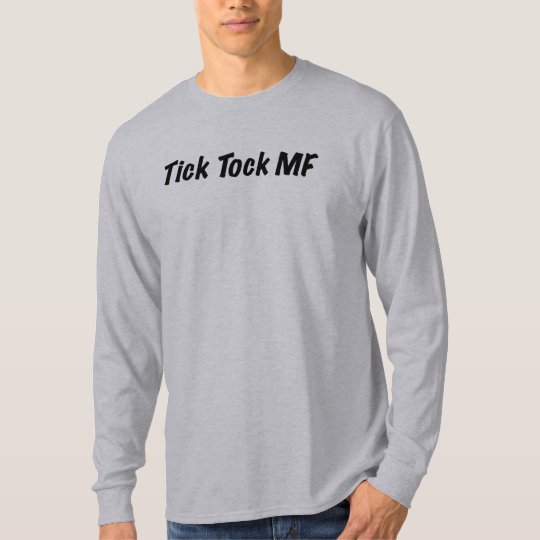 t shirt tick tock