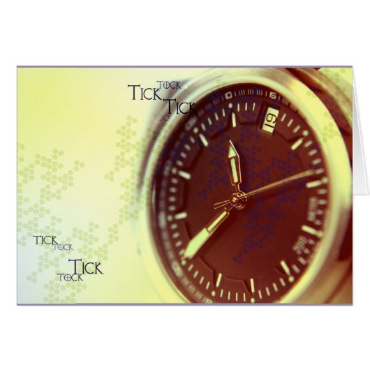 Tick Tock Watch Cards (Front Horizontal)