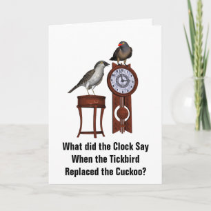 Tickbird Humor Card