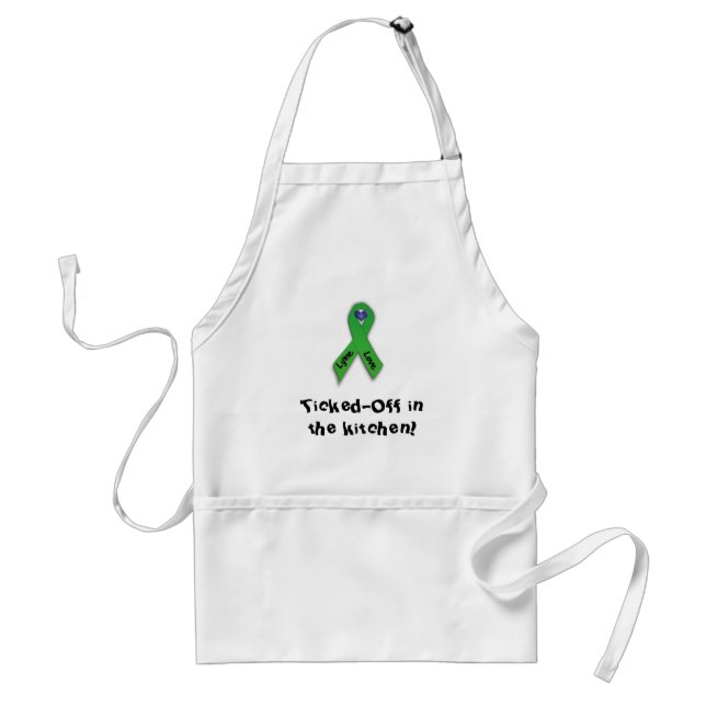 Ticked-Off in the Kitchen Adult Apron (Front)