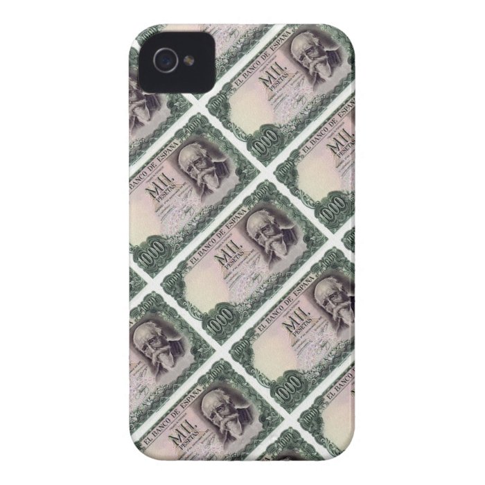 Ticket 1,000 Pesetas iPhone 4 Case Mate Case