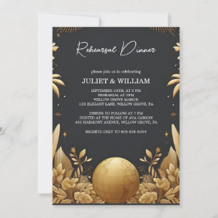 Ticket Passport Boarding Pass Rehearsal Dinner Invitation