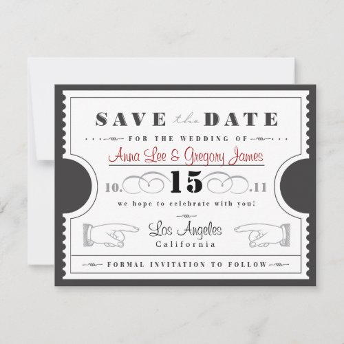 Ticket Save the Date
