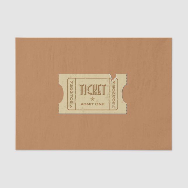 Ticket Tissue Paper (Front)