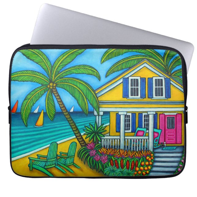 Ticket to Paradise Laptop Sleeve (Front)