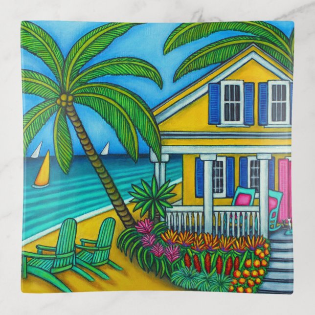 Ticket to Paradise Trinket Tray (Front)