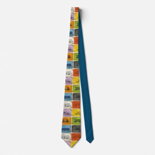 Ticket to Ride The Trains Neck Tie