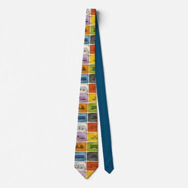 Ticket to Ride: The Trains Neck Tie (Front)