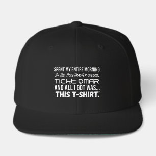 Ticketmaster Queue Survivor Hat Design