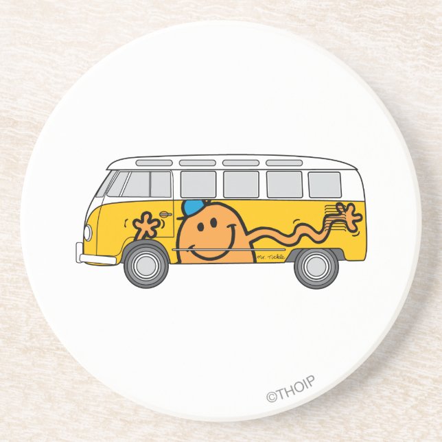 Tickle Bus Drink Coaster (Front)